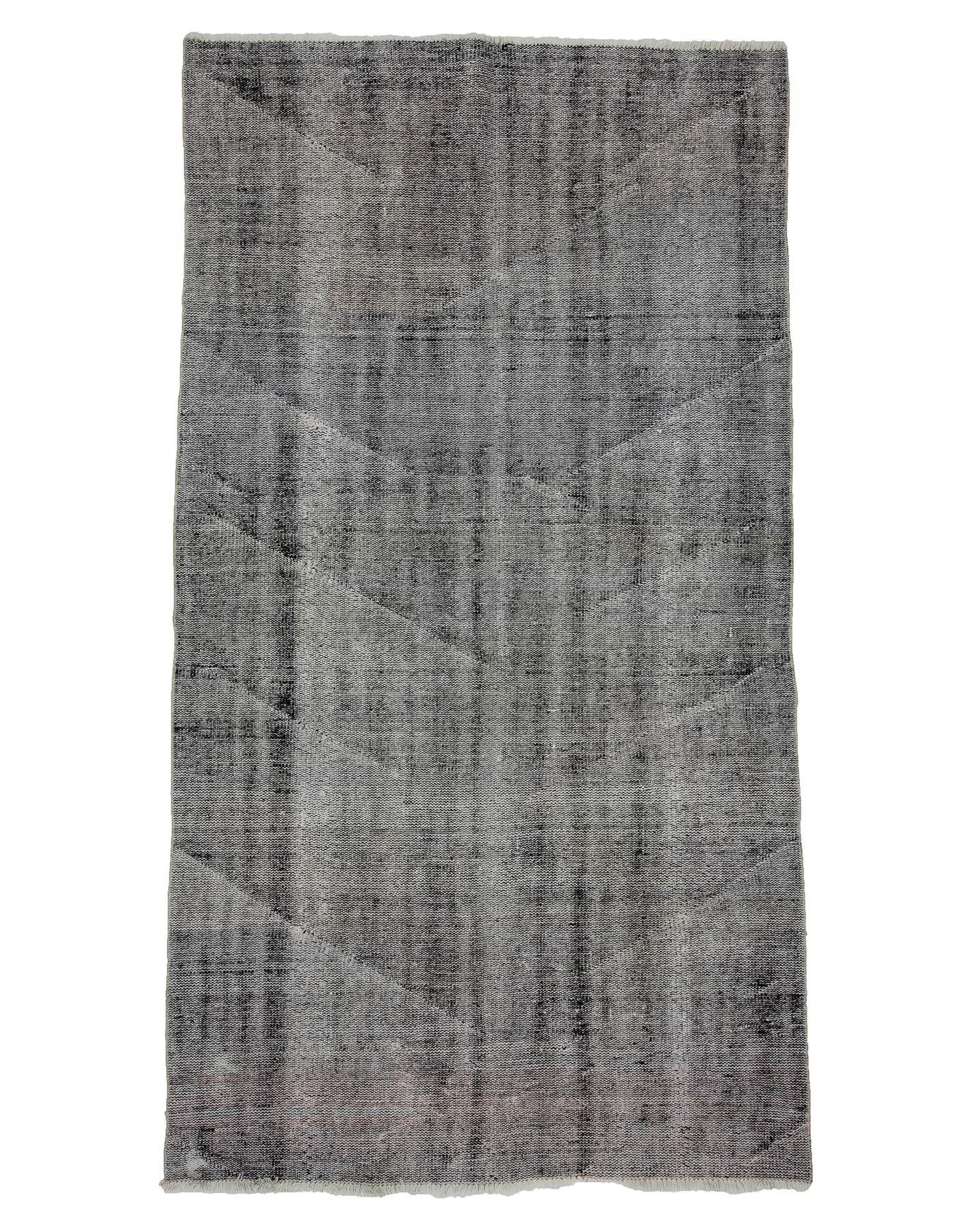 Gray Vintage Overdyed Turkish Carpet - 4`11'' x 8`10''