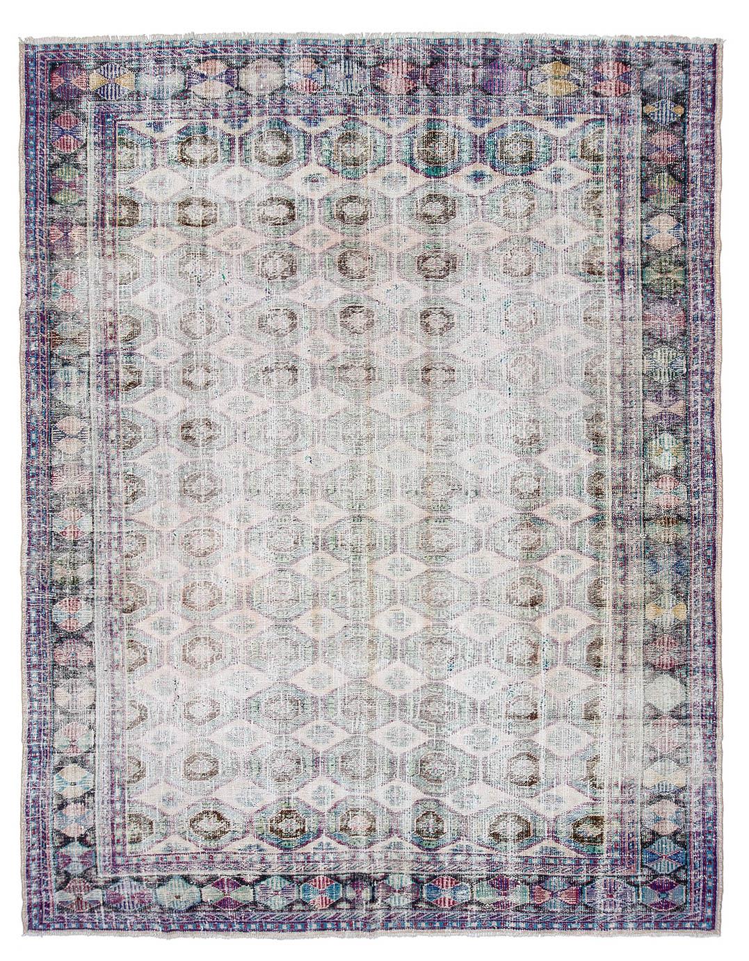 Large Distressed Turkish Oushak Rug - 8`8'' x 10`10''