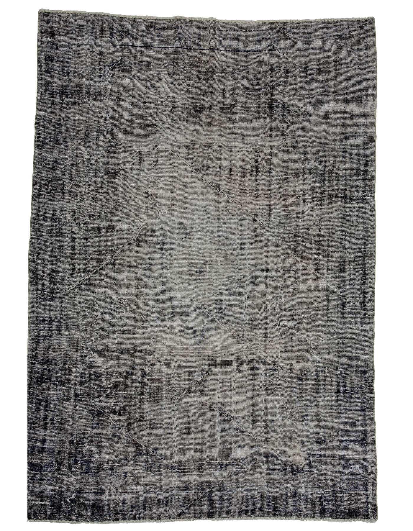 Large Gray Vintage Turkish Rug - 7`5'' x 10`8''