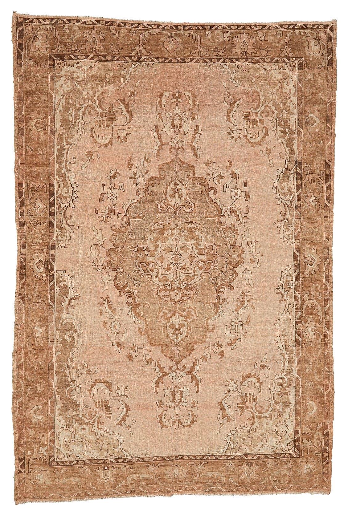Large Vintage Washed Out Kars Rug - 8`0'' x 11`2''