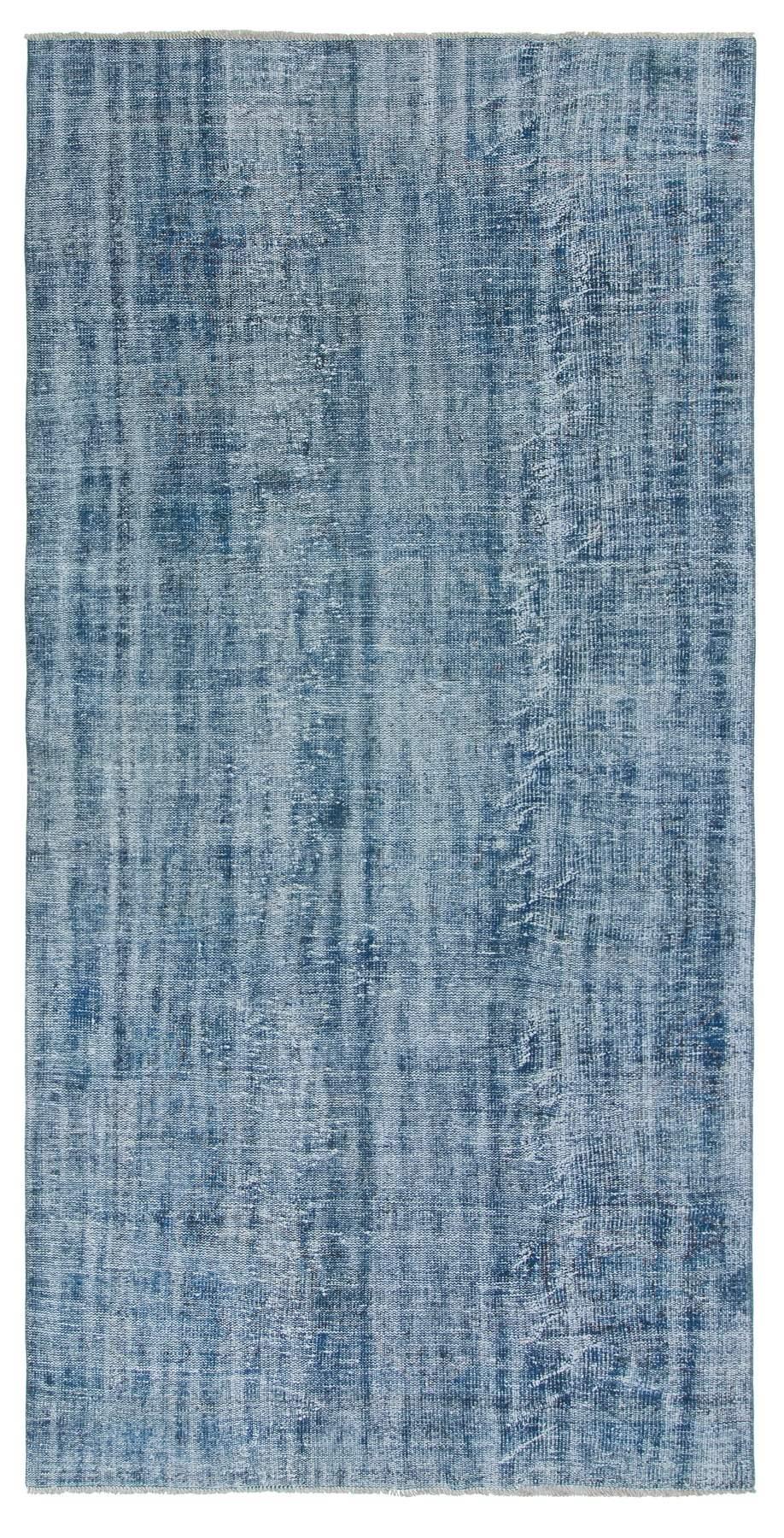Turquoise Overdyed Vintage Rug