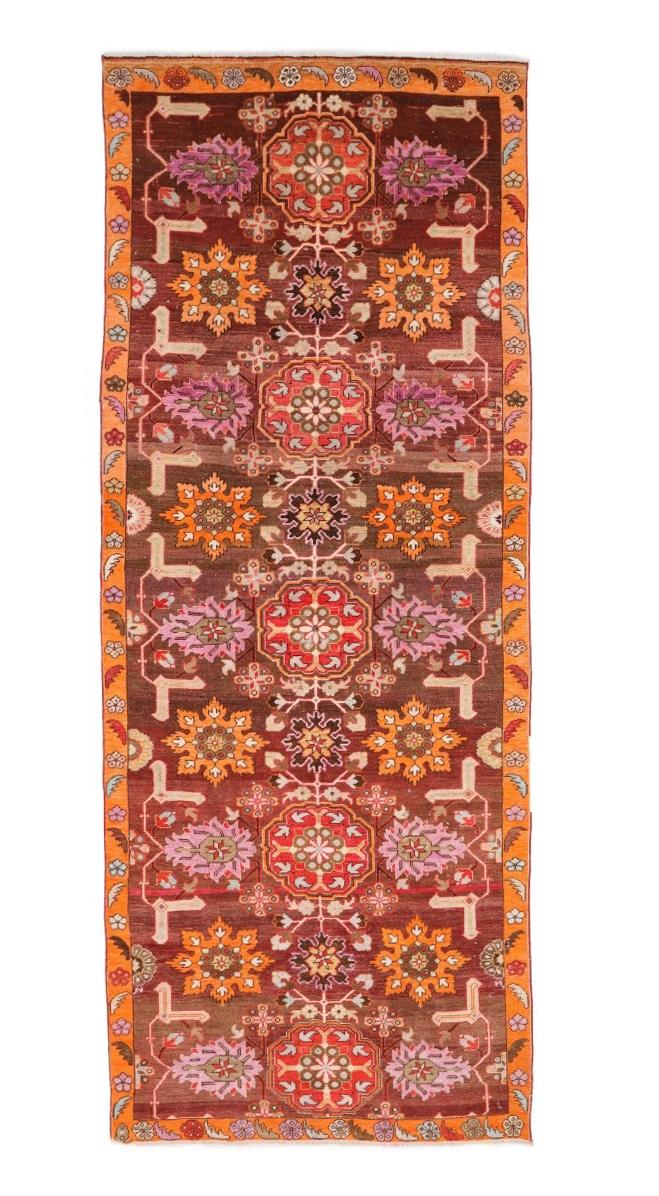 Unique Vintage Turkish Kars Rug - 5`1'' x 12`10''