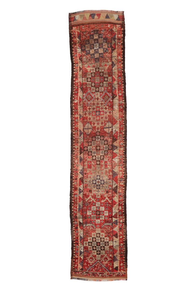 Vintage Decorative Herki Runner Rug - 2`9'' x 13`5''