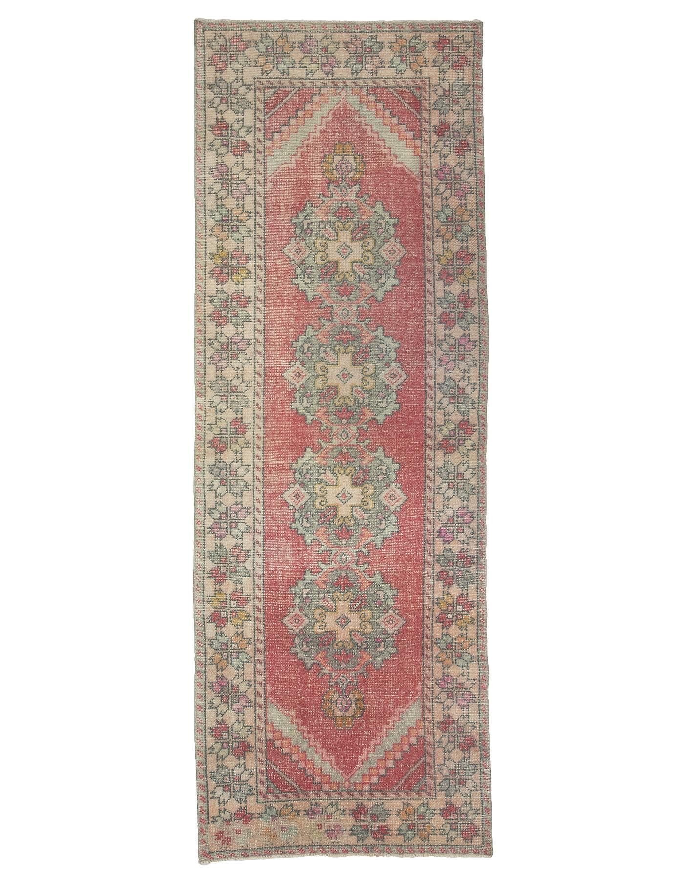 Vintage Decorative Konya Runner Rug - 3`3'' x 9`2''