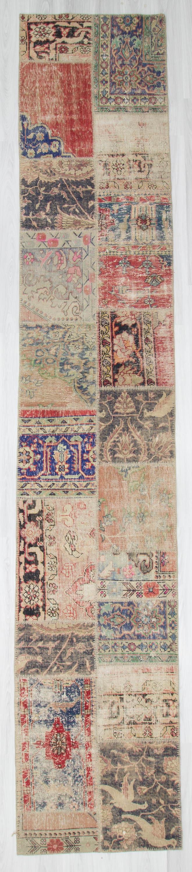 Vintage Decorative Patchwork Runner Rug