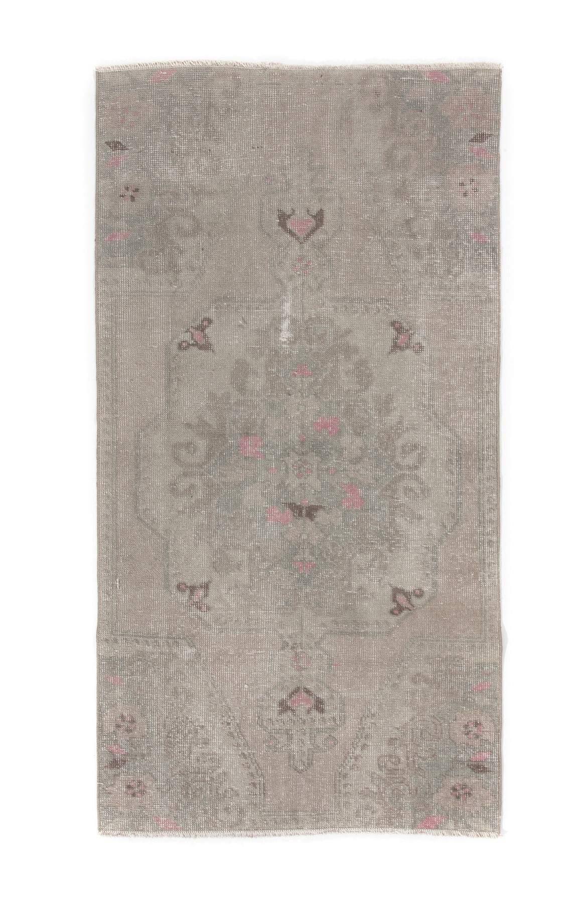 Vintage Decorative Turkish Wool Rug