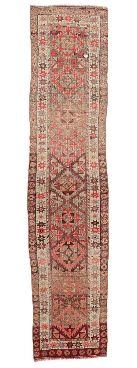 Vintage Decorative Wool Runner - 2`7'' x 11`4''