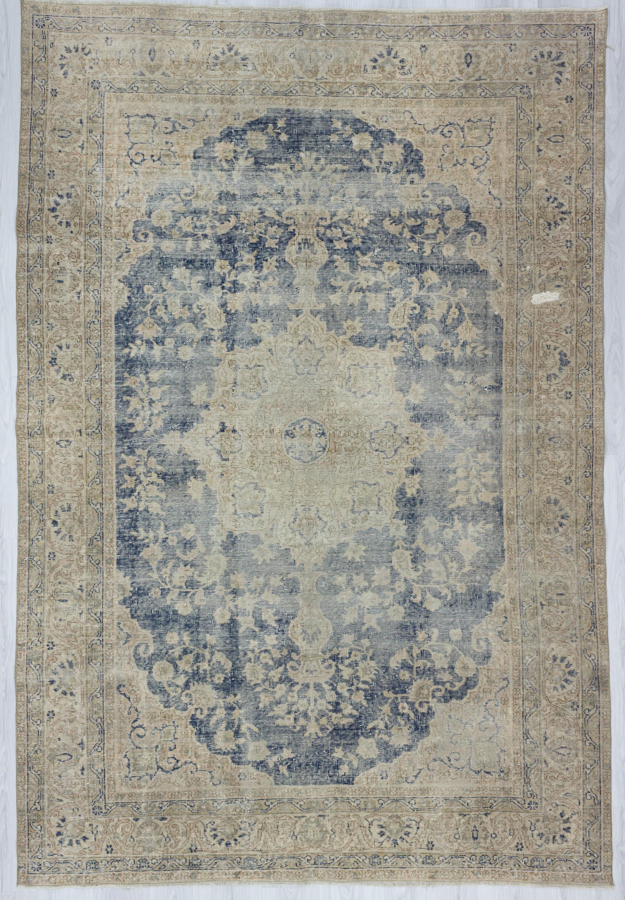 Vintage Distressed, Vintage Modern Oushak Rug