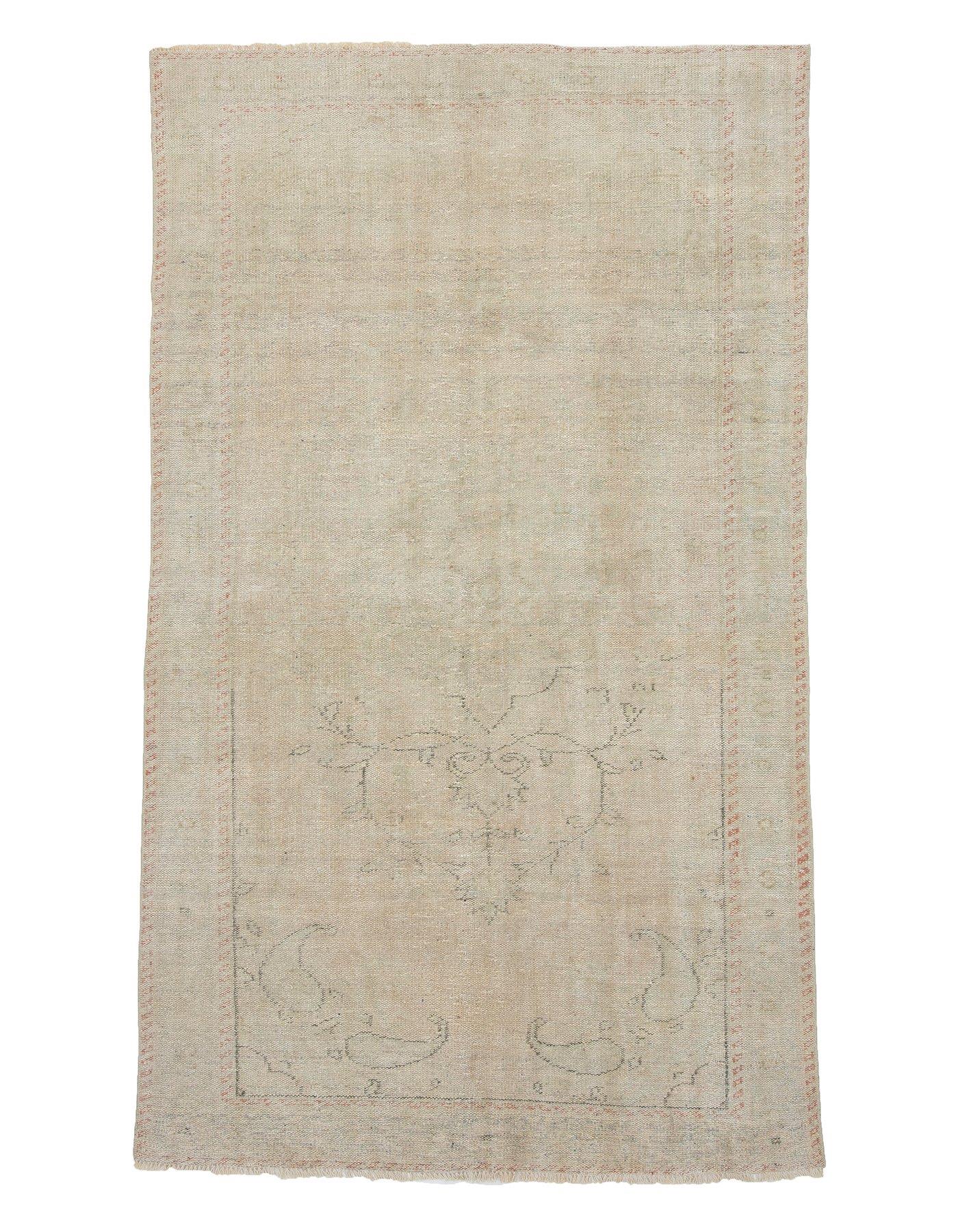 Vintage Fade out Unique Turkish Oushak Rug - 5`8'' x 9`7''