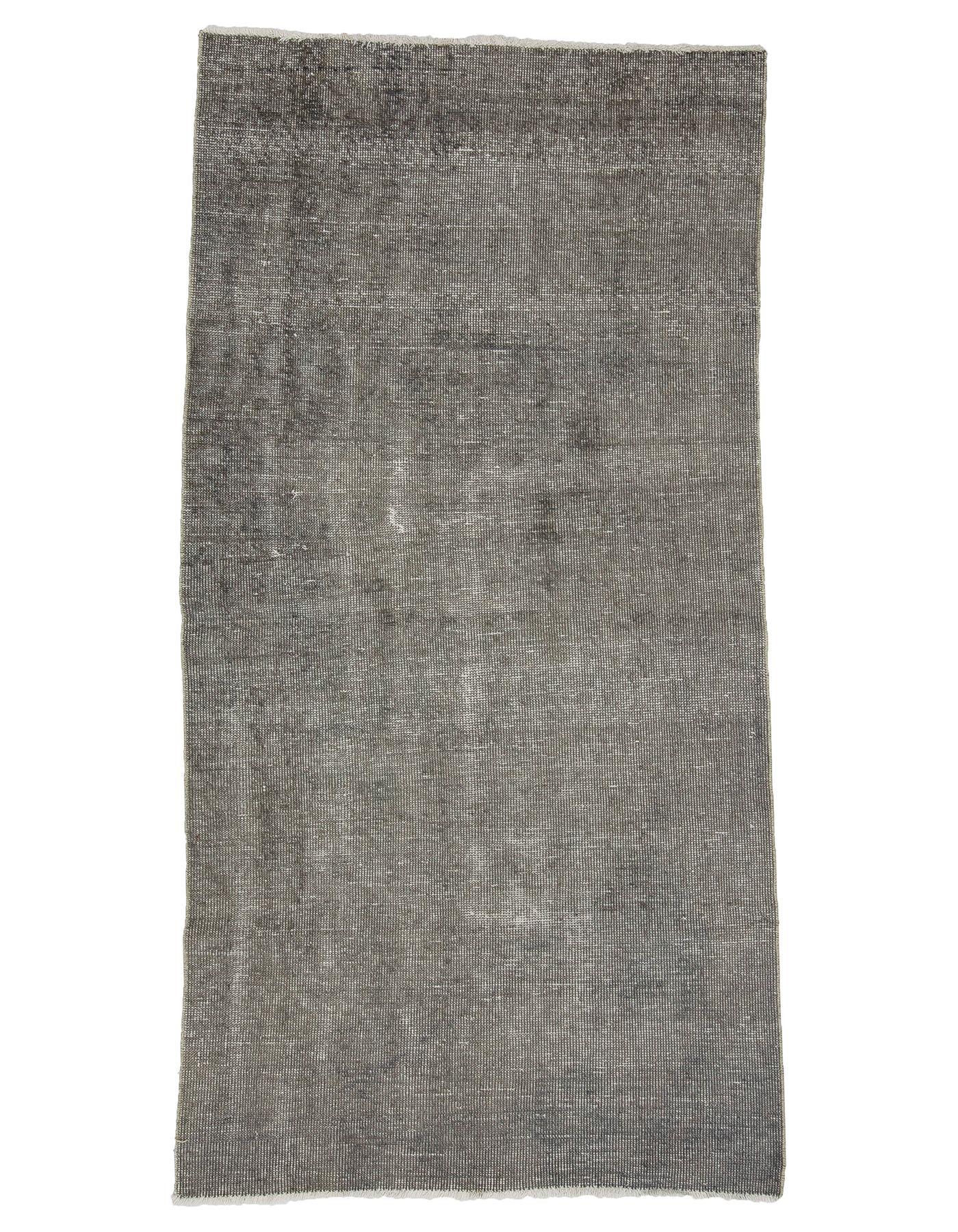 Vintage Gray Turkish Ovedyed Rug - 3`8'' x 7`1''
