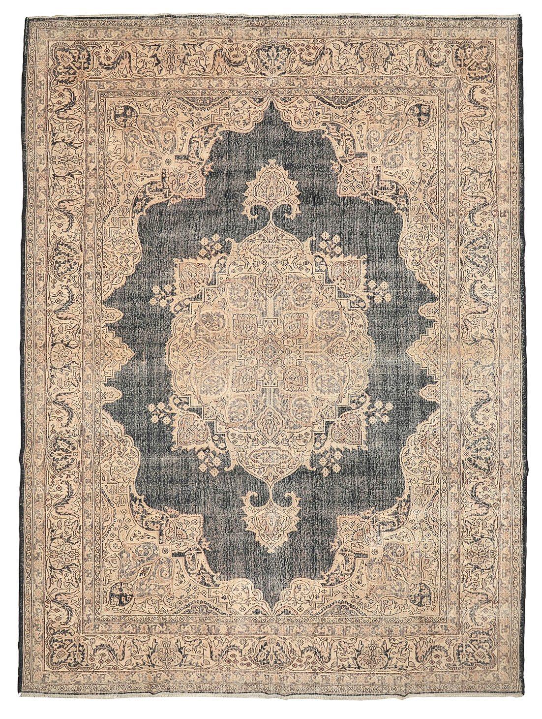 Vintage Large Turkish Oushak Rug - 8`10'' x 12`0''