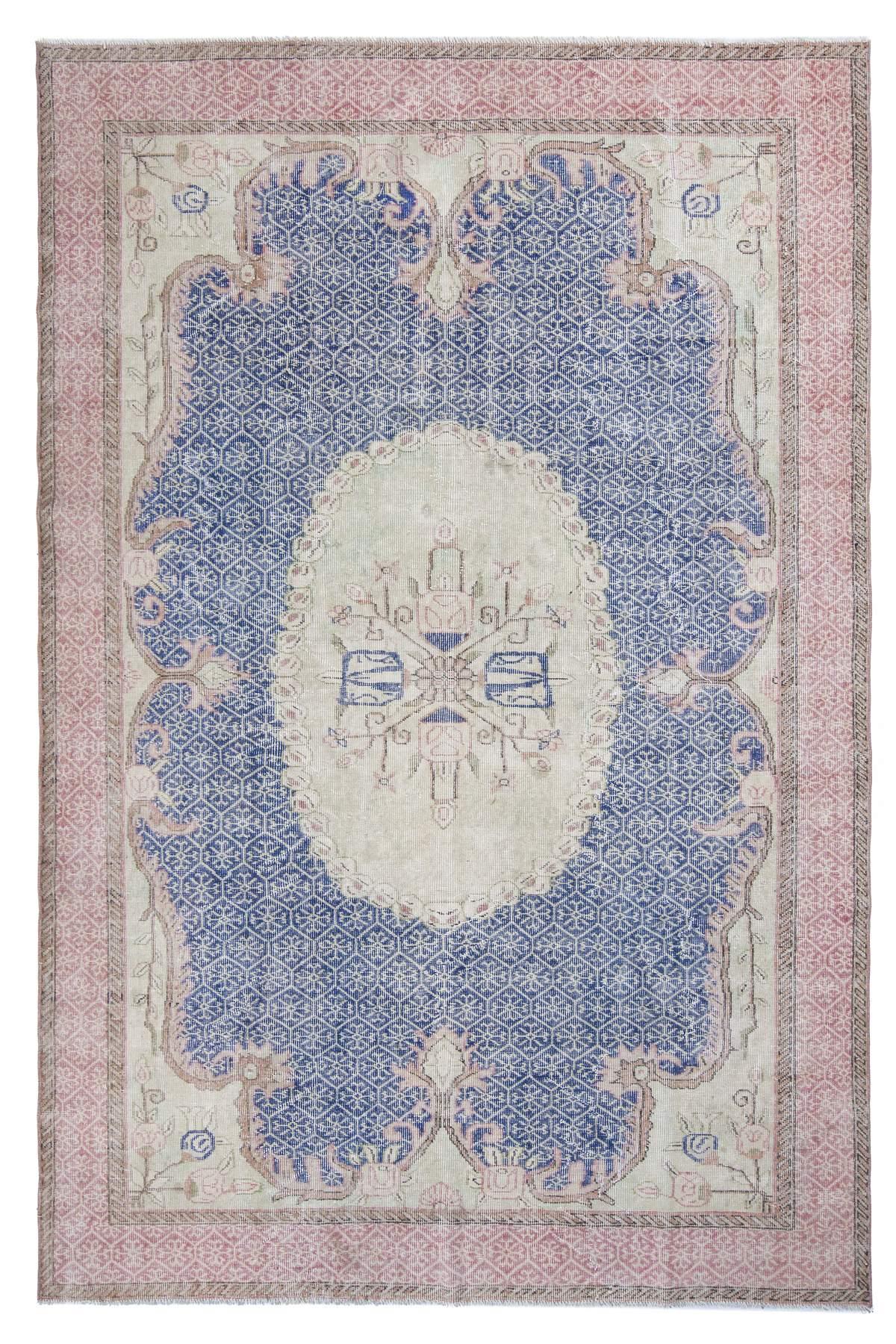 Vintage One of a Kind Oushak Rug