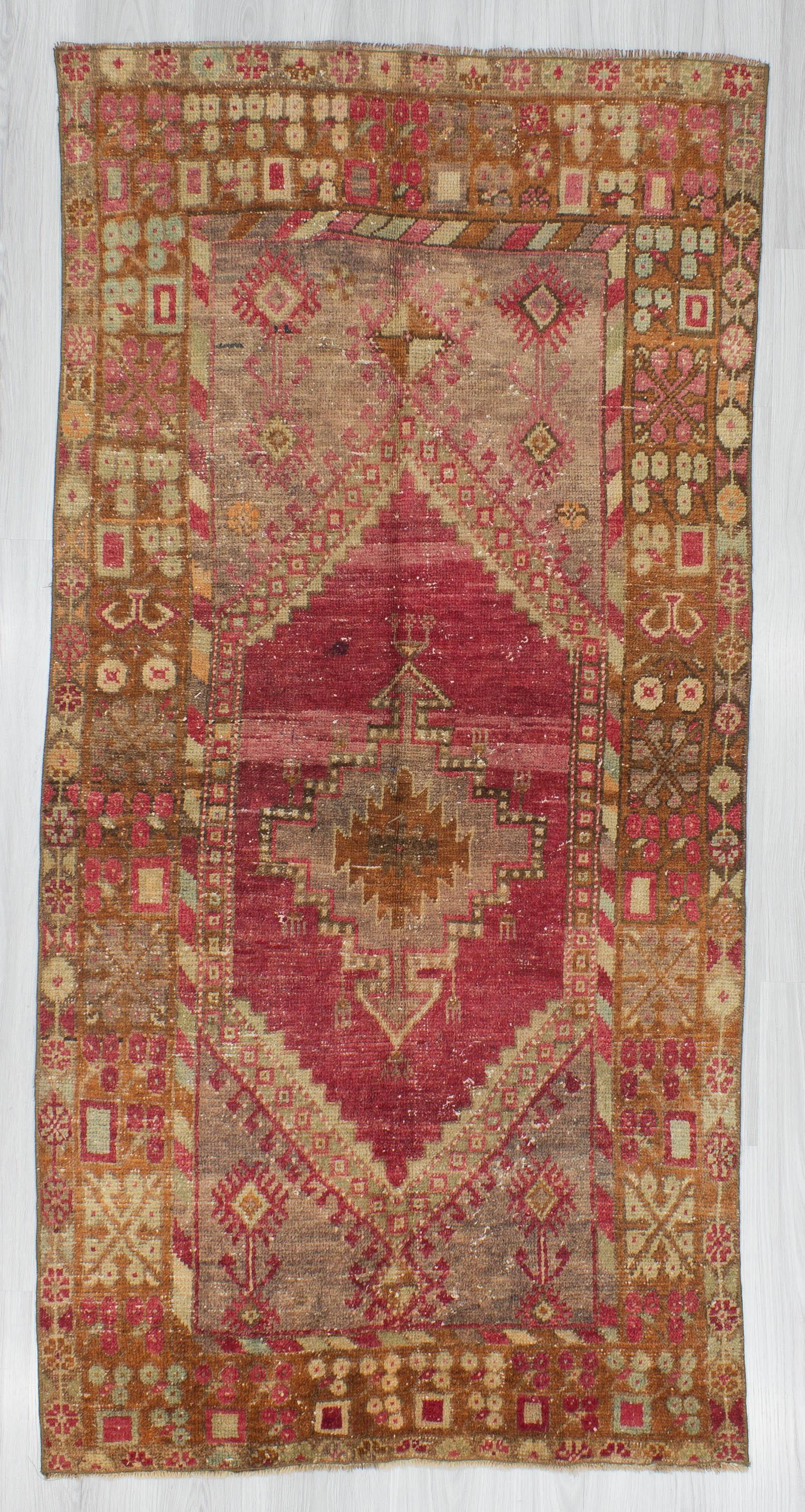 Vintage One of a Kind Turkish Anatolian Rug