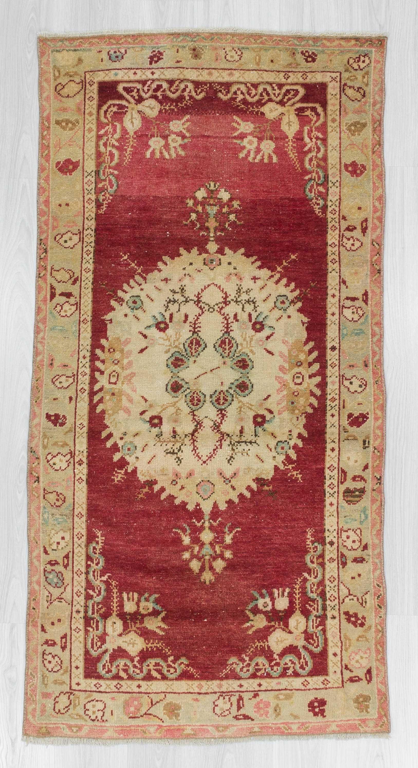 Vintage Oushak rug