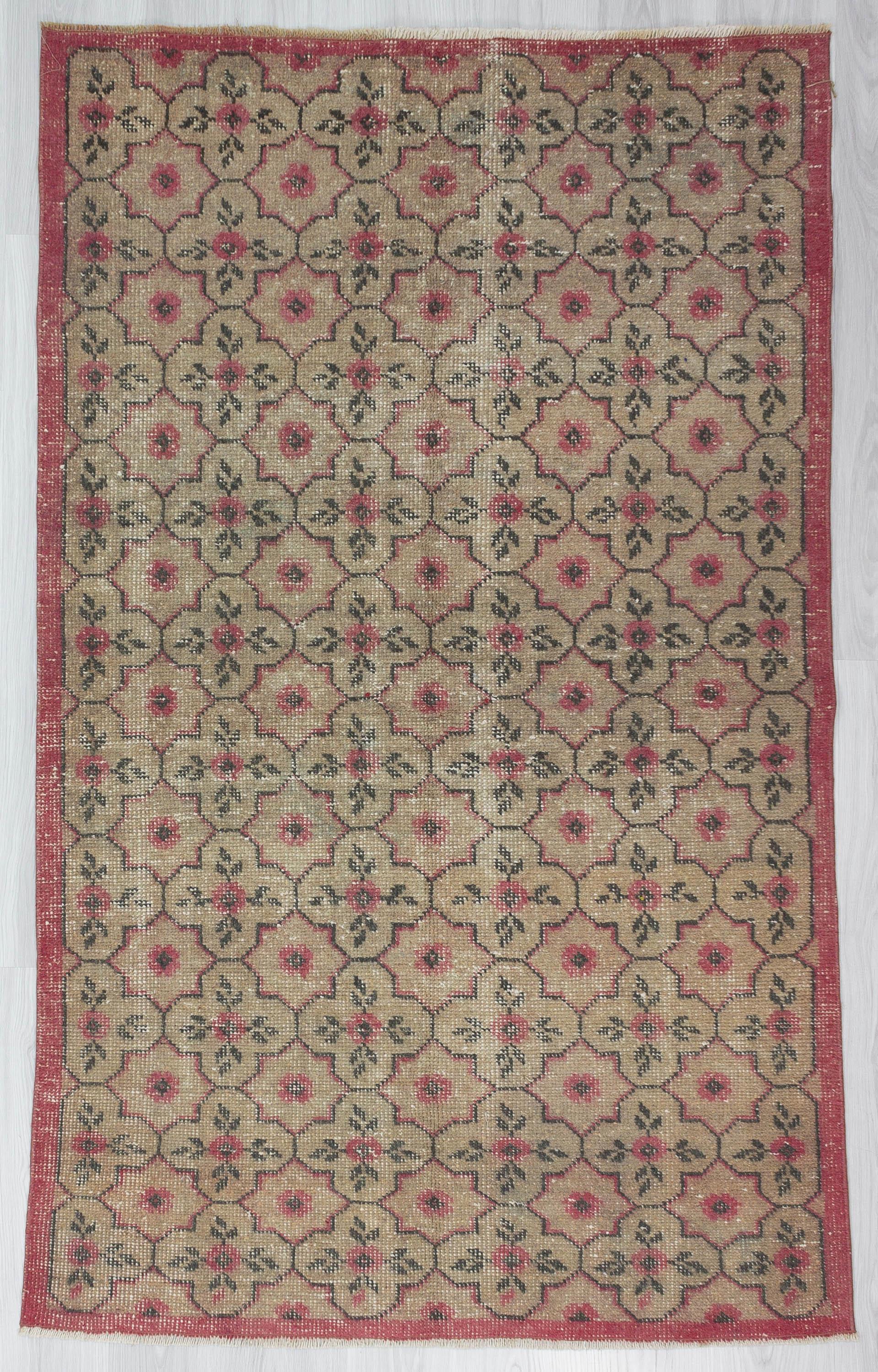 Vintage Oushak Rug