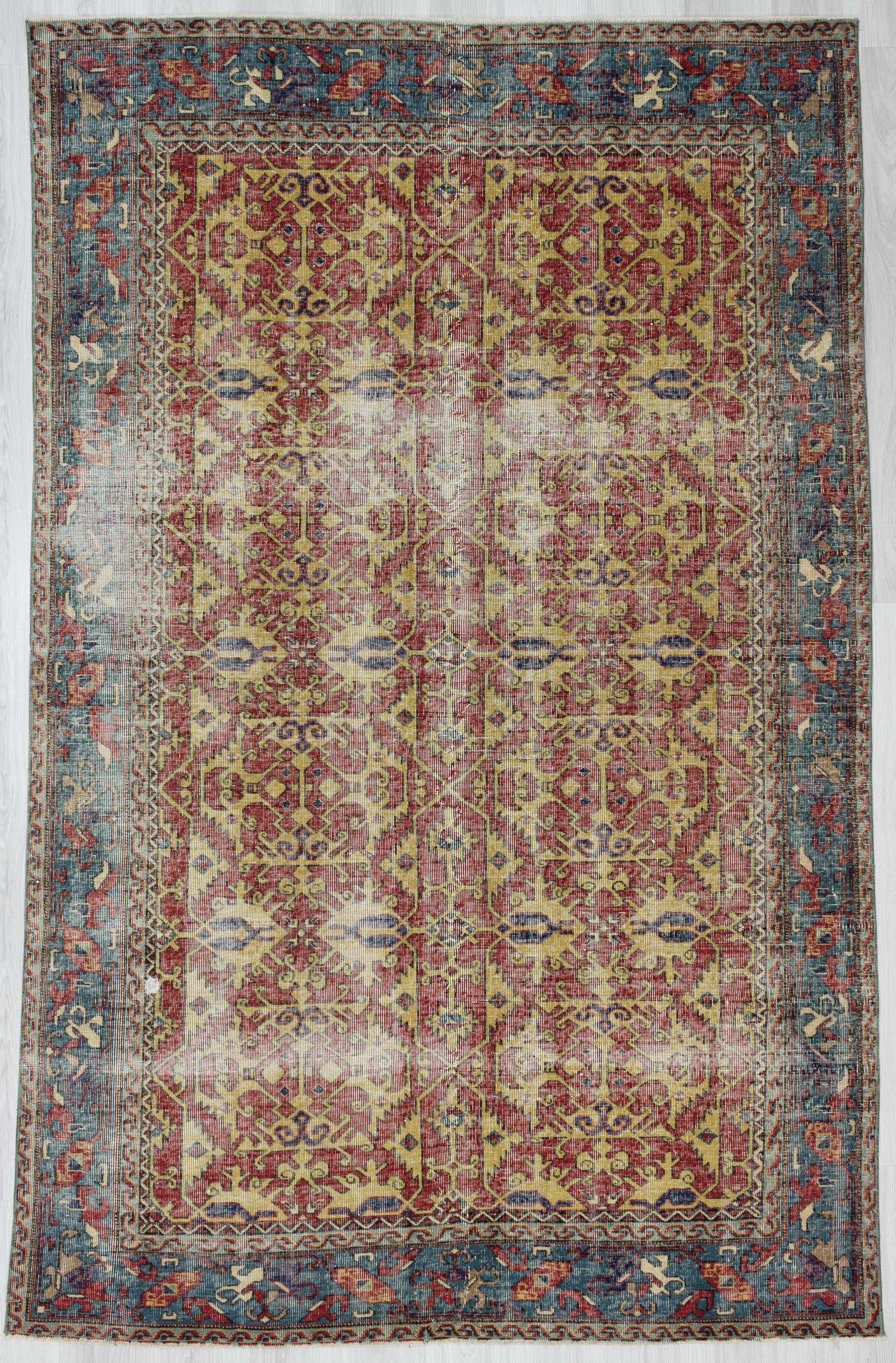 Vintage Oushak Rug