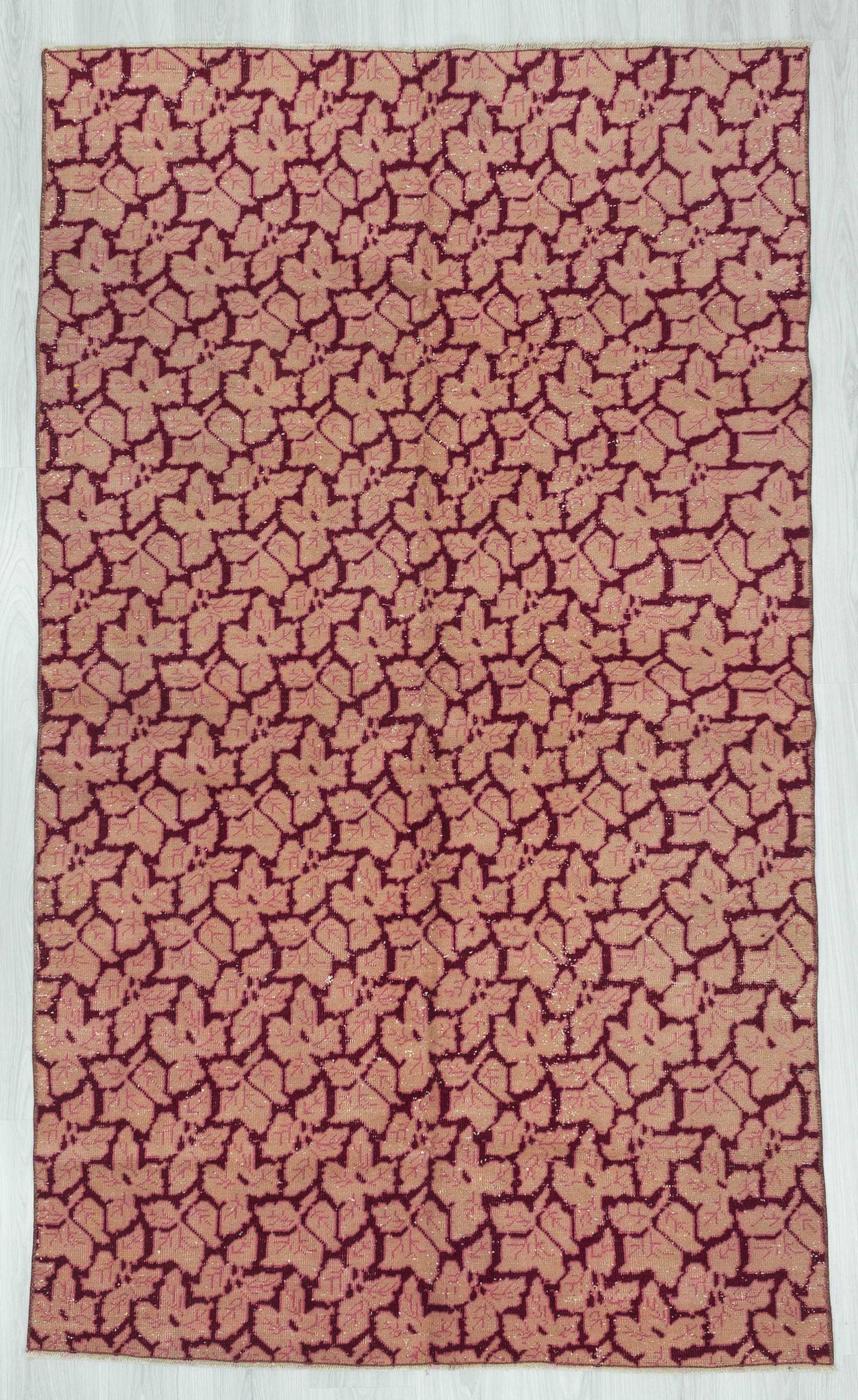 Vintage Turkish deco rug