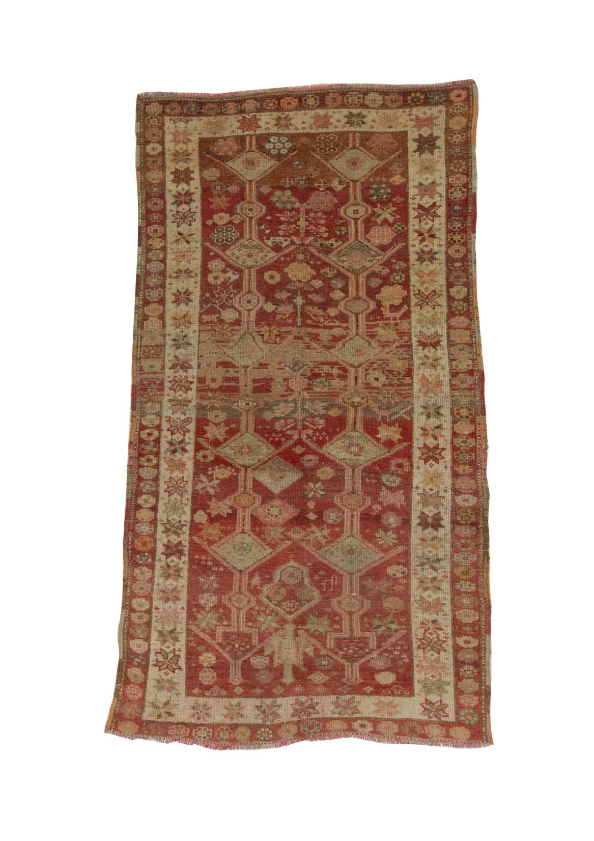Vintage Turkish Herki Rug