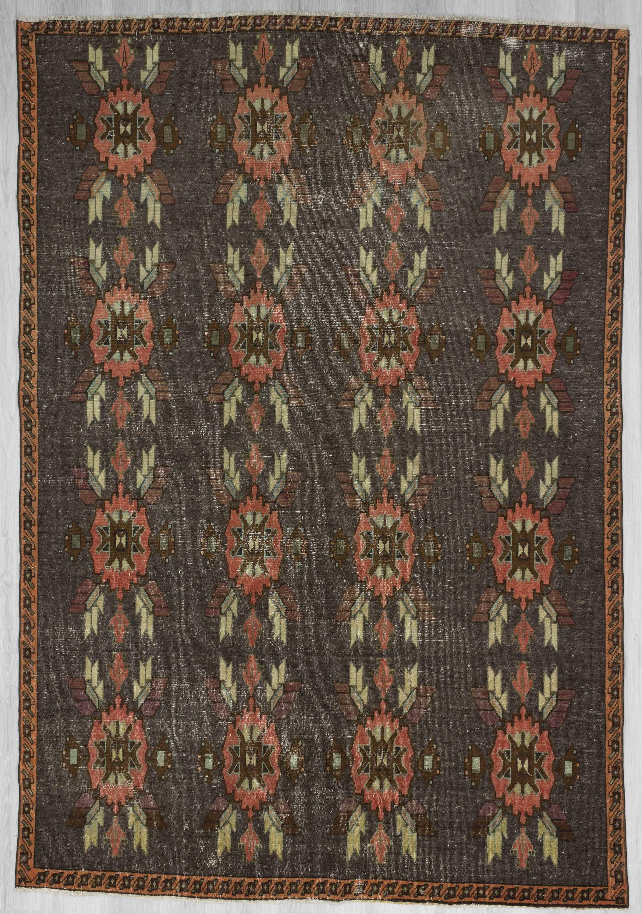 Vintage Turkish Kars rug