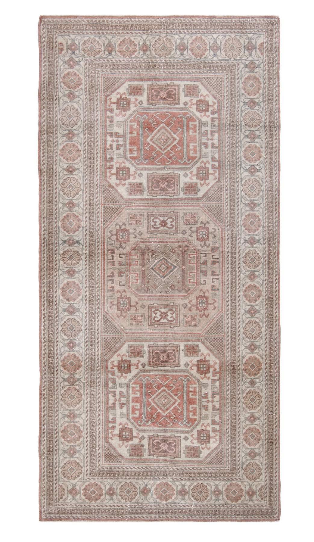 Vintage Unique Turkish Kaisari Rug