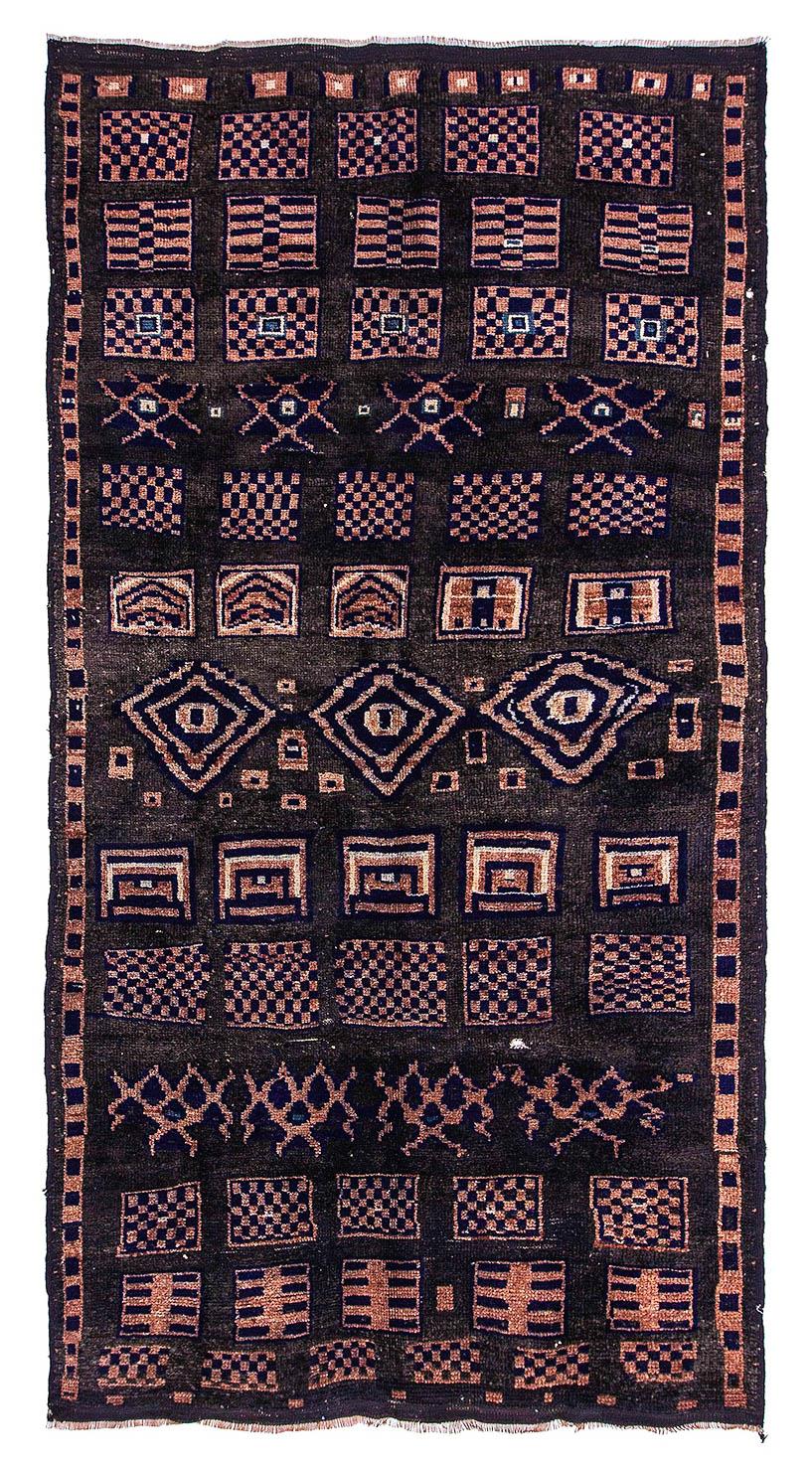 Vintage Unique Turkish Rug - 5`11'' x 11`5''