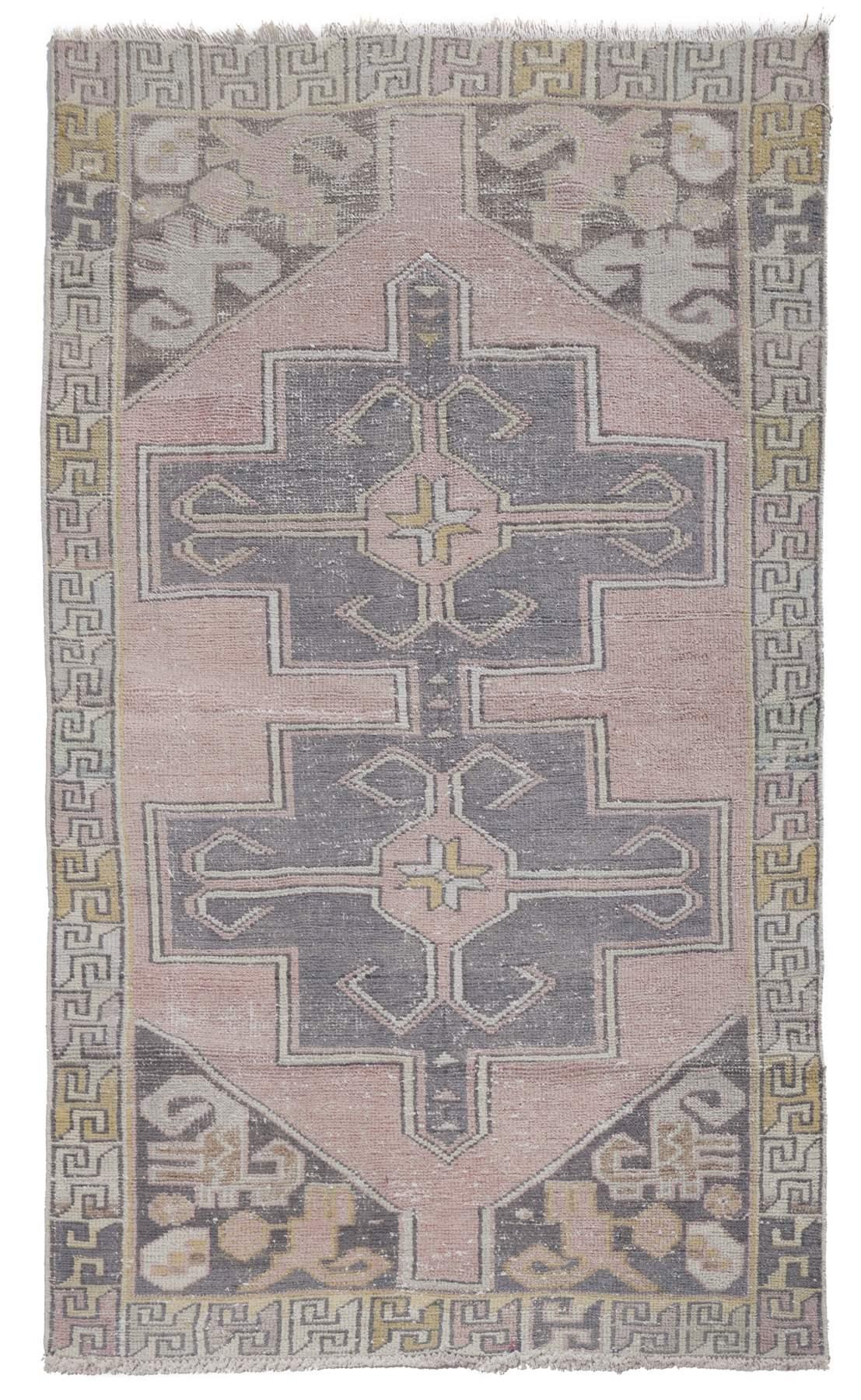 Vintage Washed Out Turkish Rug