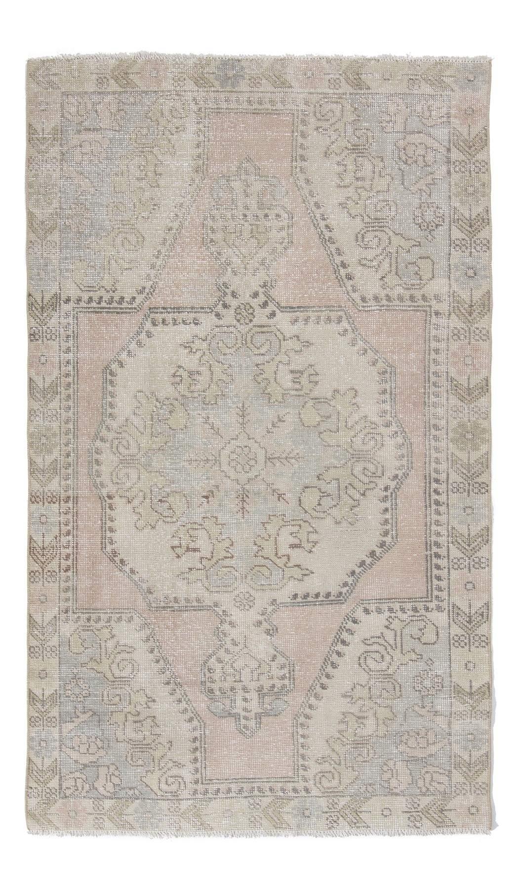 Vintage Worn Out Area Rug