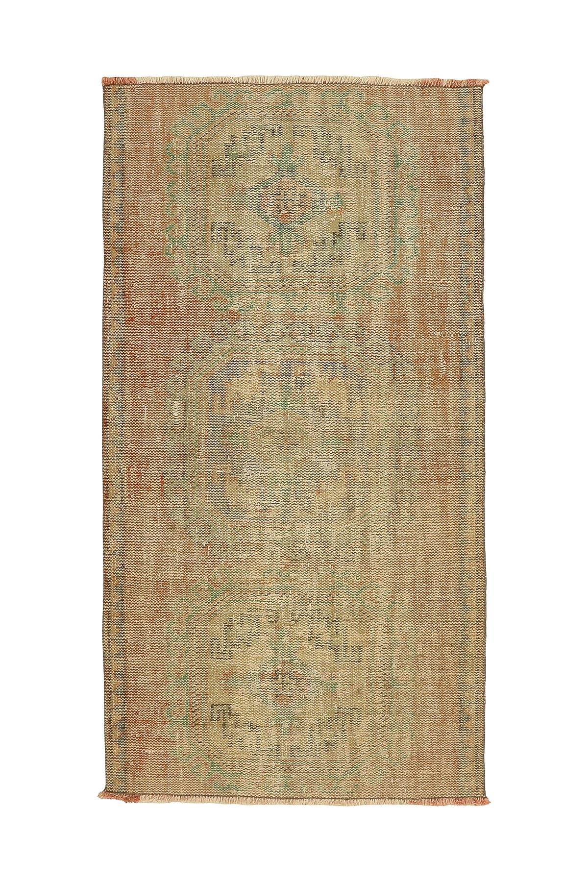 Vintage Worn Out Oushak Rug - 3`3'' x 6`3''