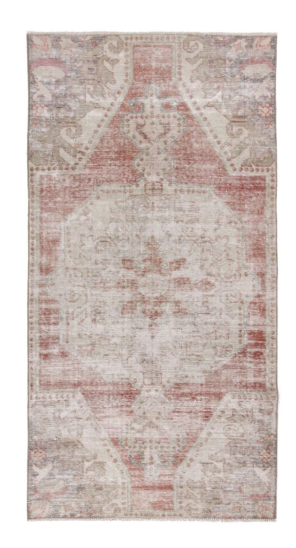 Vintage Worn Turkish Area Rug