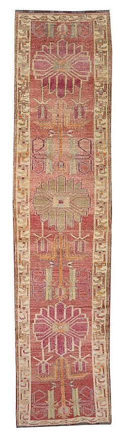 Washed Out Vintage Herki Runner - 3`0'' x 12`10''