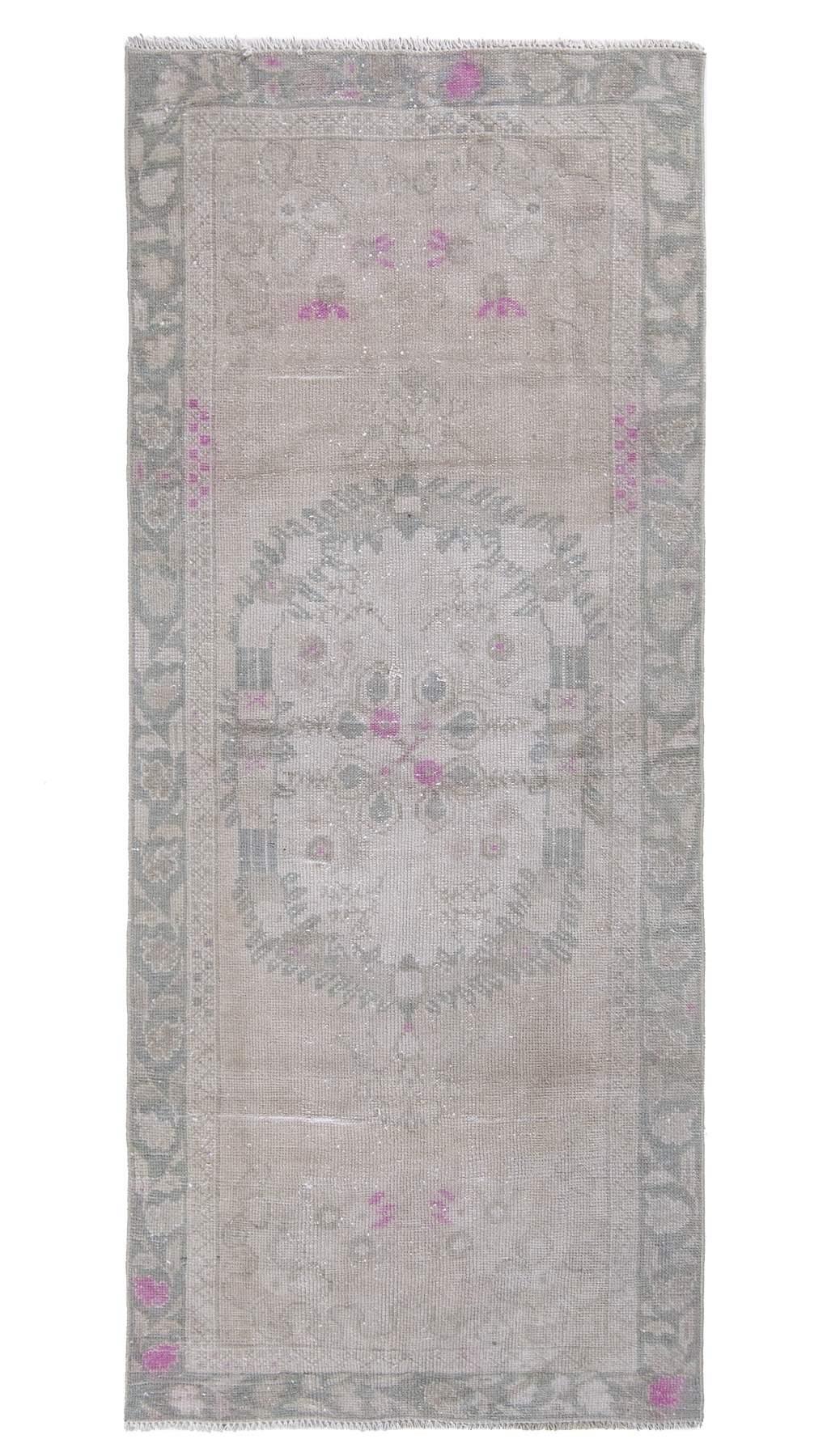 Washed Out Vintage Oushak Rug