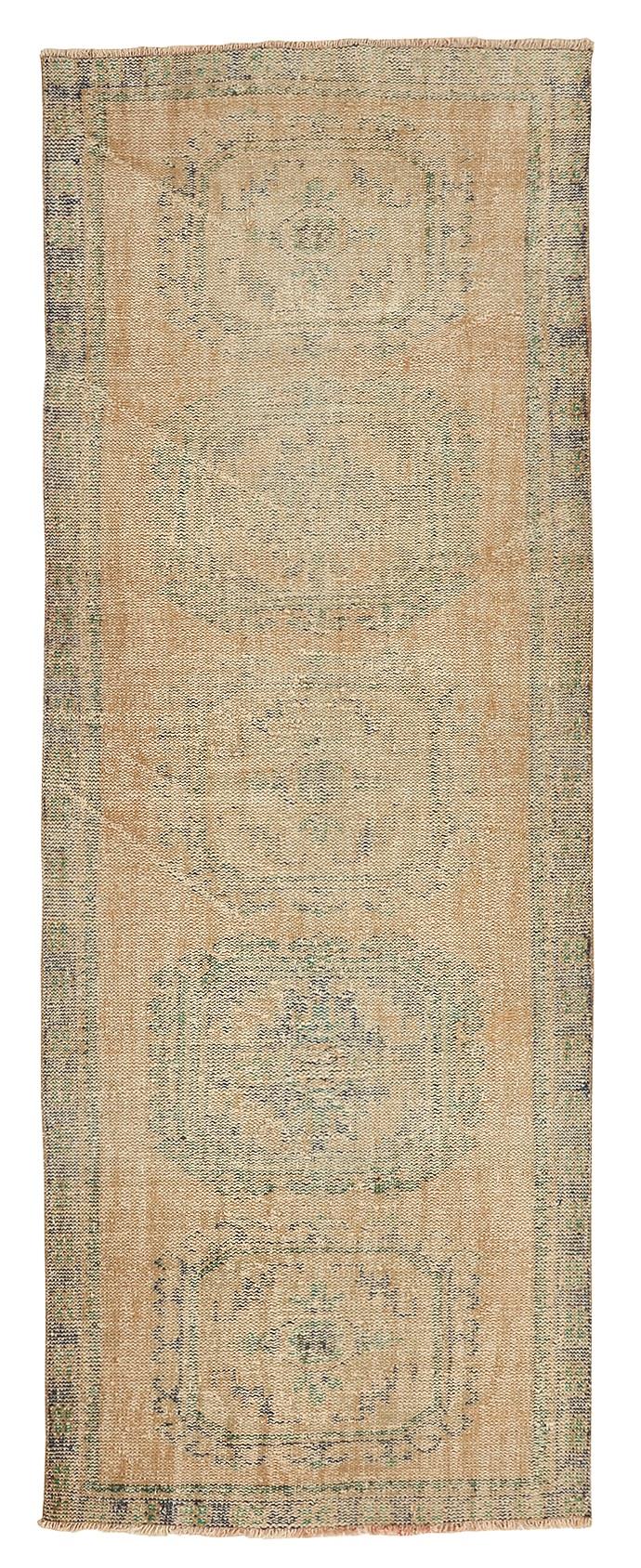 Washed Out Vintage Oushak Rug - 3`10'' x 11`1''