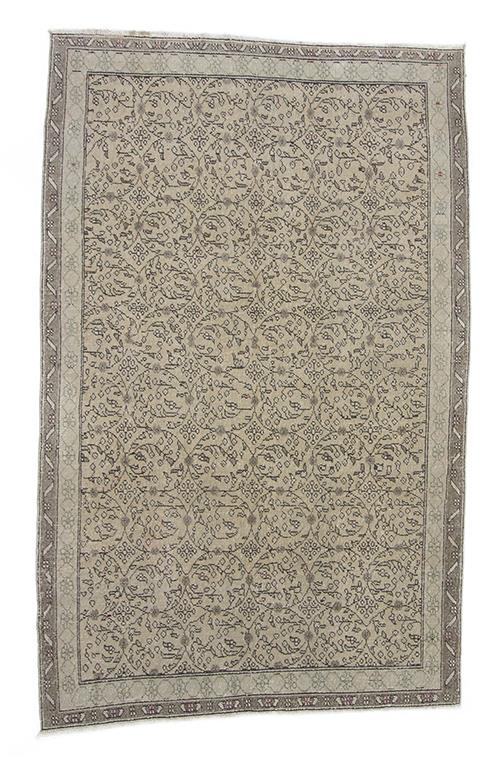 Washed Out Vintage Turkish Rug