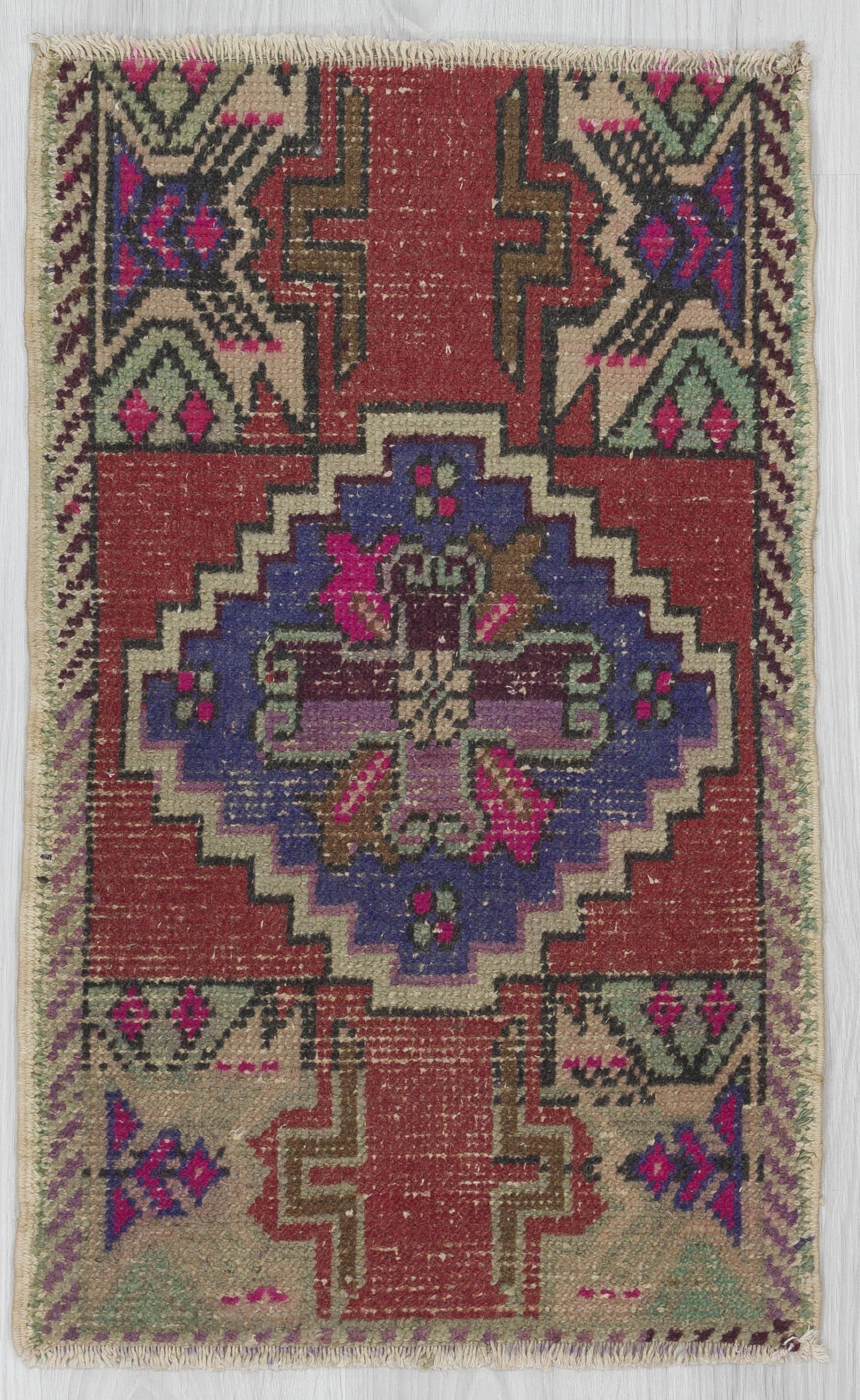 Worn Out Mini Turkish Carpet