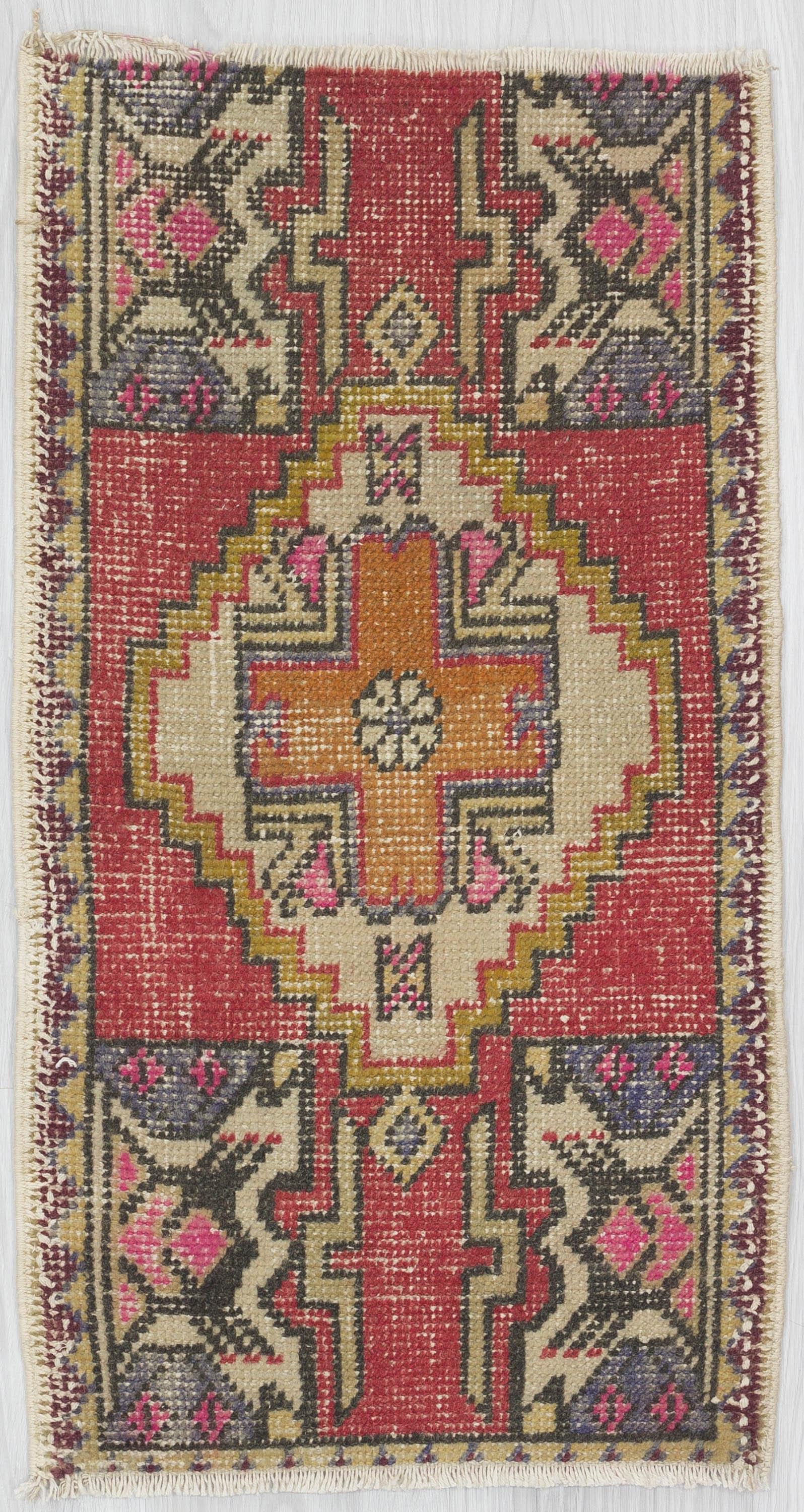Worn Out Mini Turkish Rug