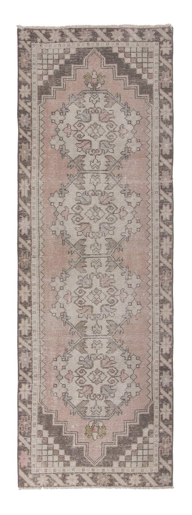 Worn Vintage Turkish Area Rug