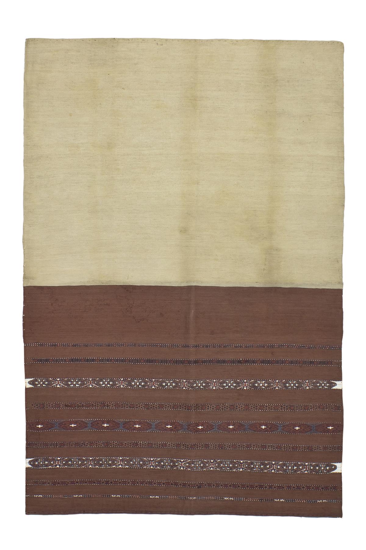 Turkmen Kilim Rug (3.6 x 5.3 ft)