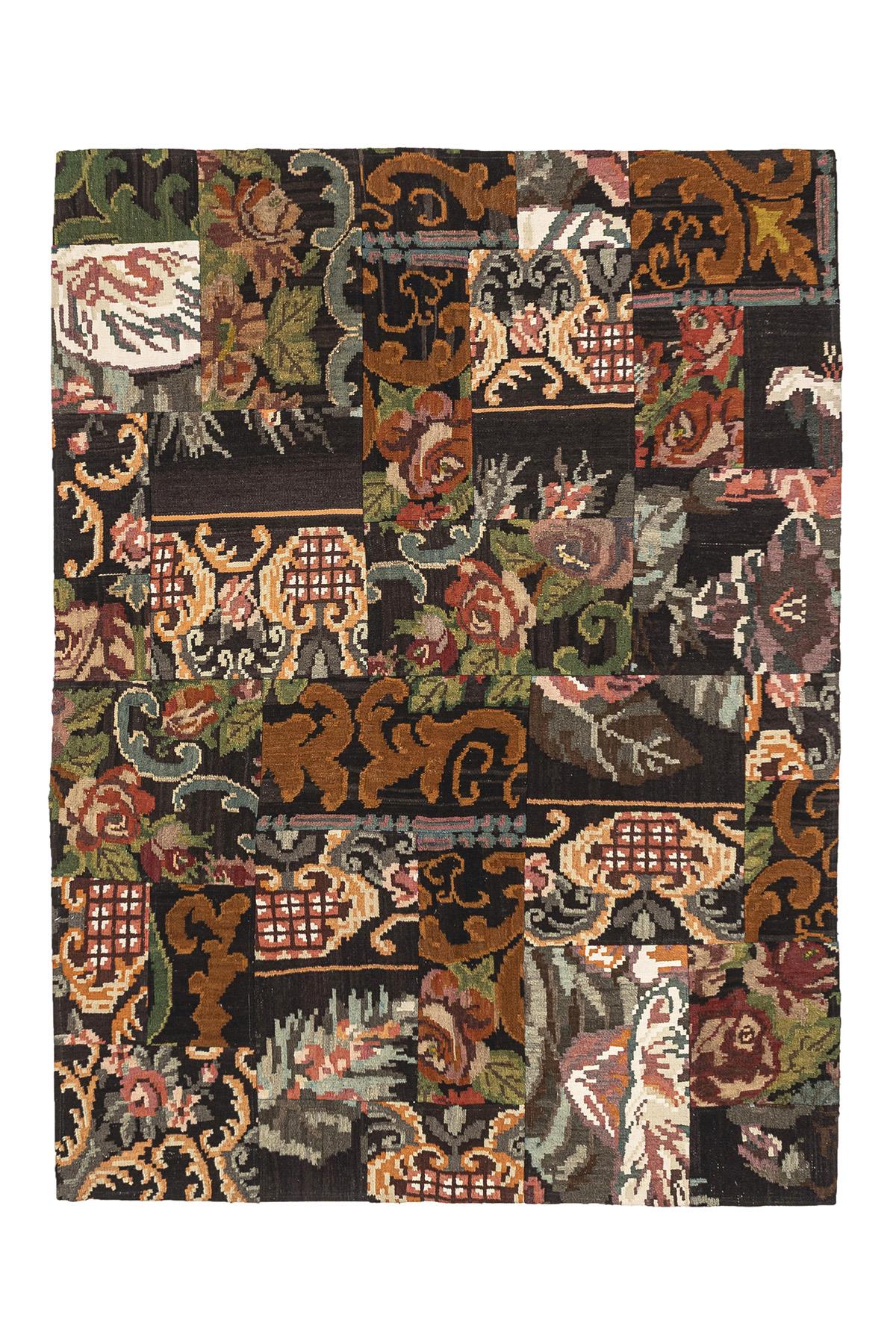 Vintage Handmade Kilim Rugss - Turkey Kilims - It is 100% wool. Artistic and historical rugs. Old handwoven rugs.