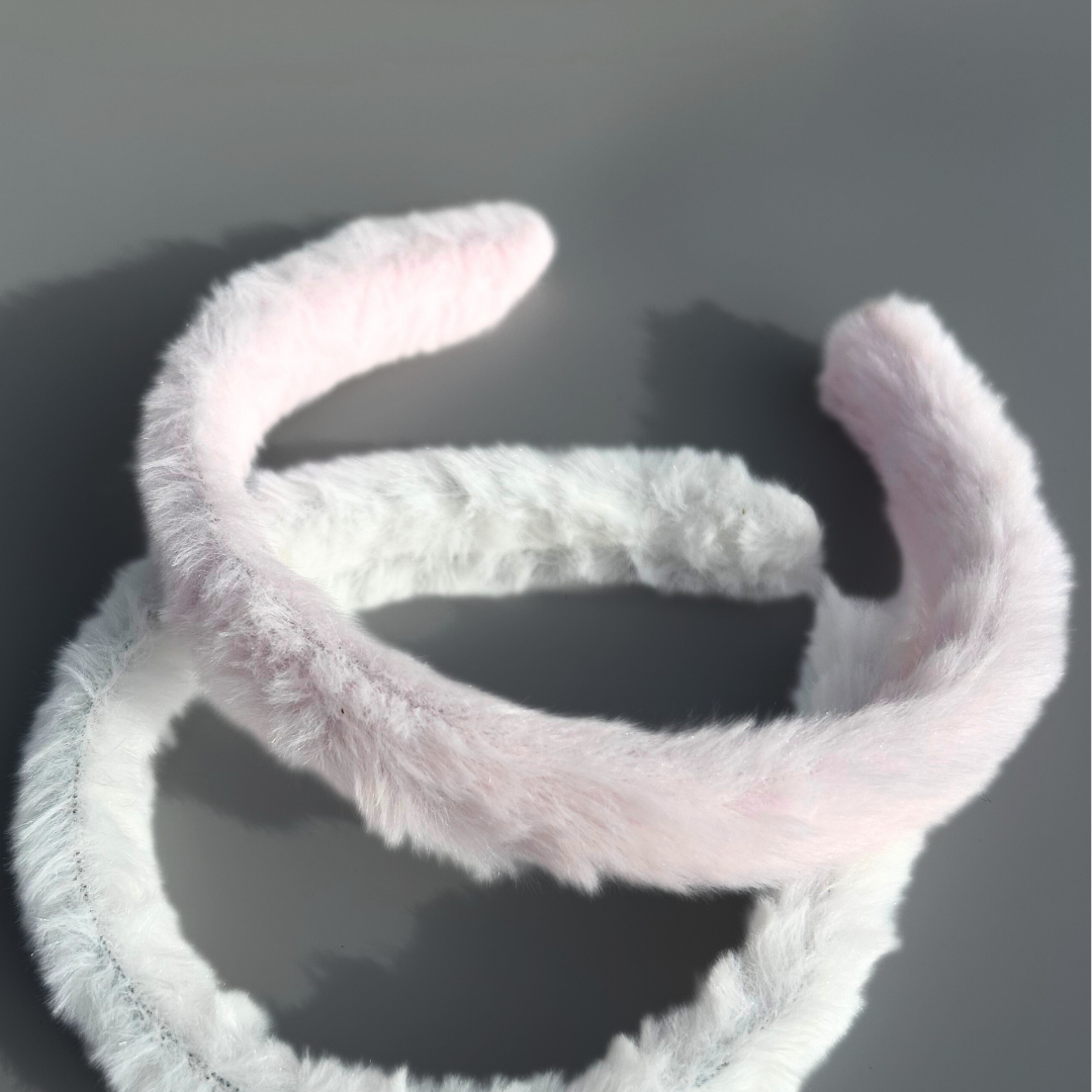 Çocuk Pembe Peluş Taç