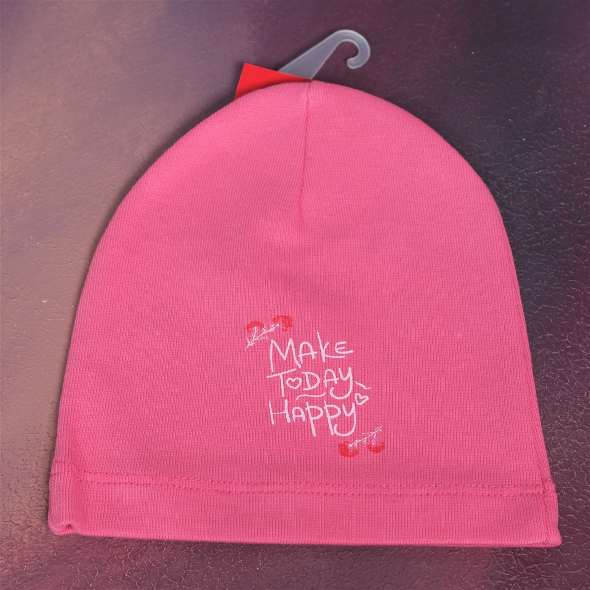 Çocuk Penye Bere Pembe