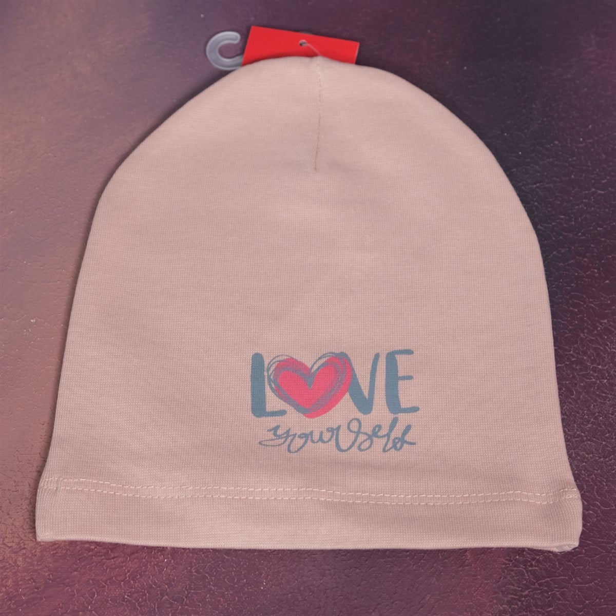 Çocuk Love Penye Bere Somon