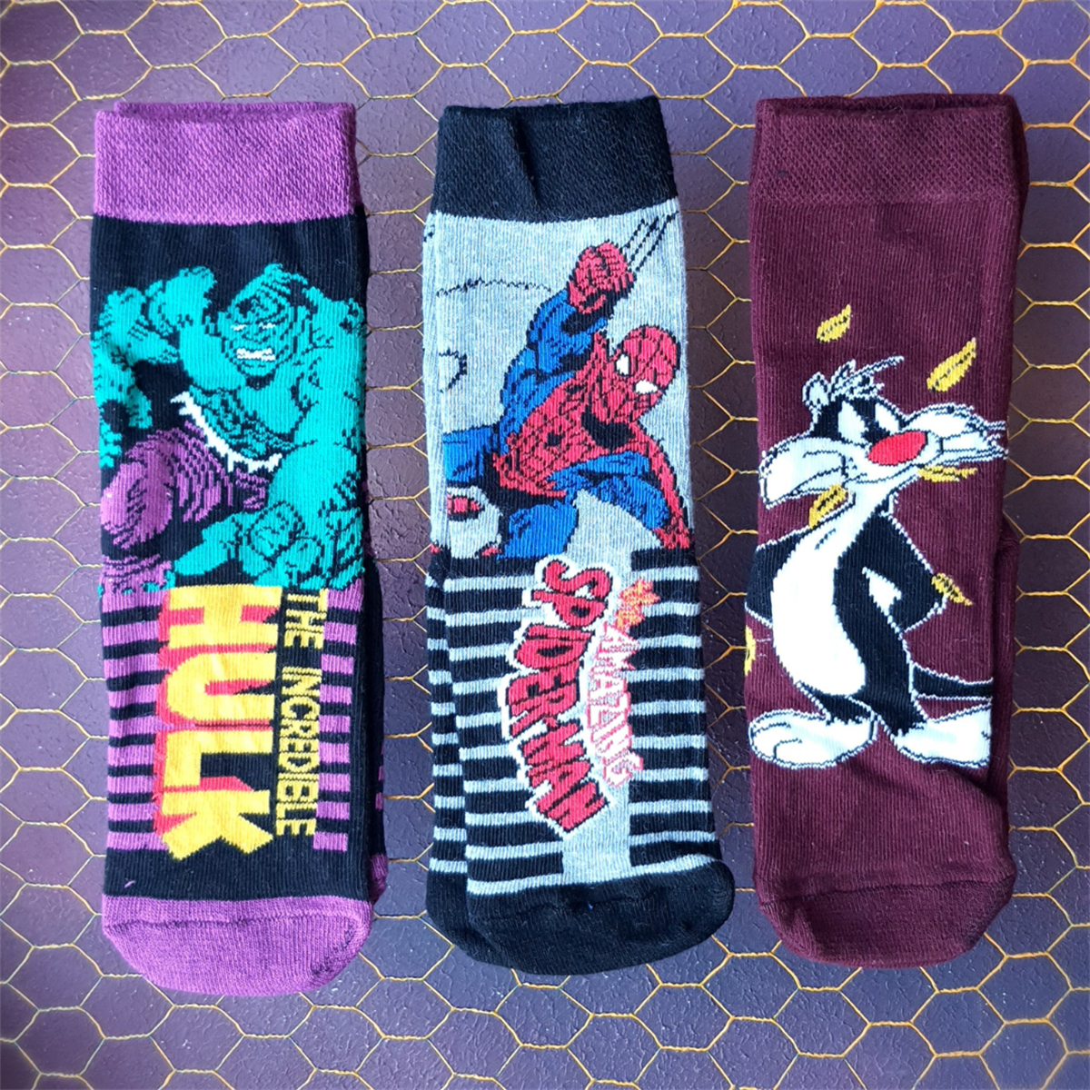 Erkek Çocuk Figürlü 3 lü Çorap Set