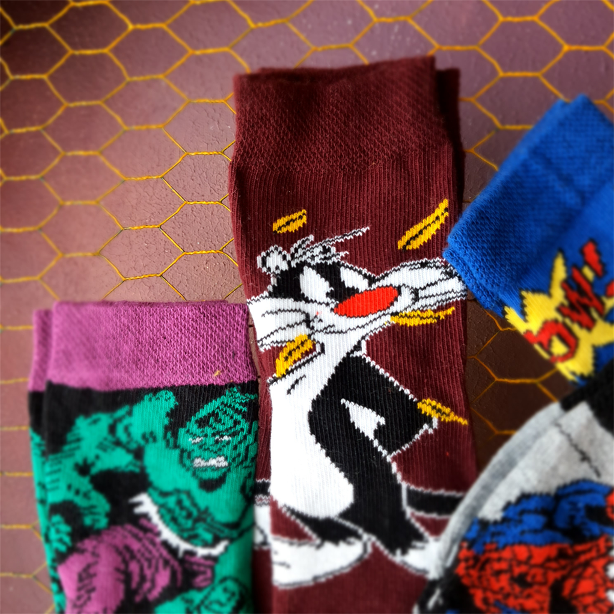 Erkek Çocuk Figürlü 3 lü Çorap Set