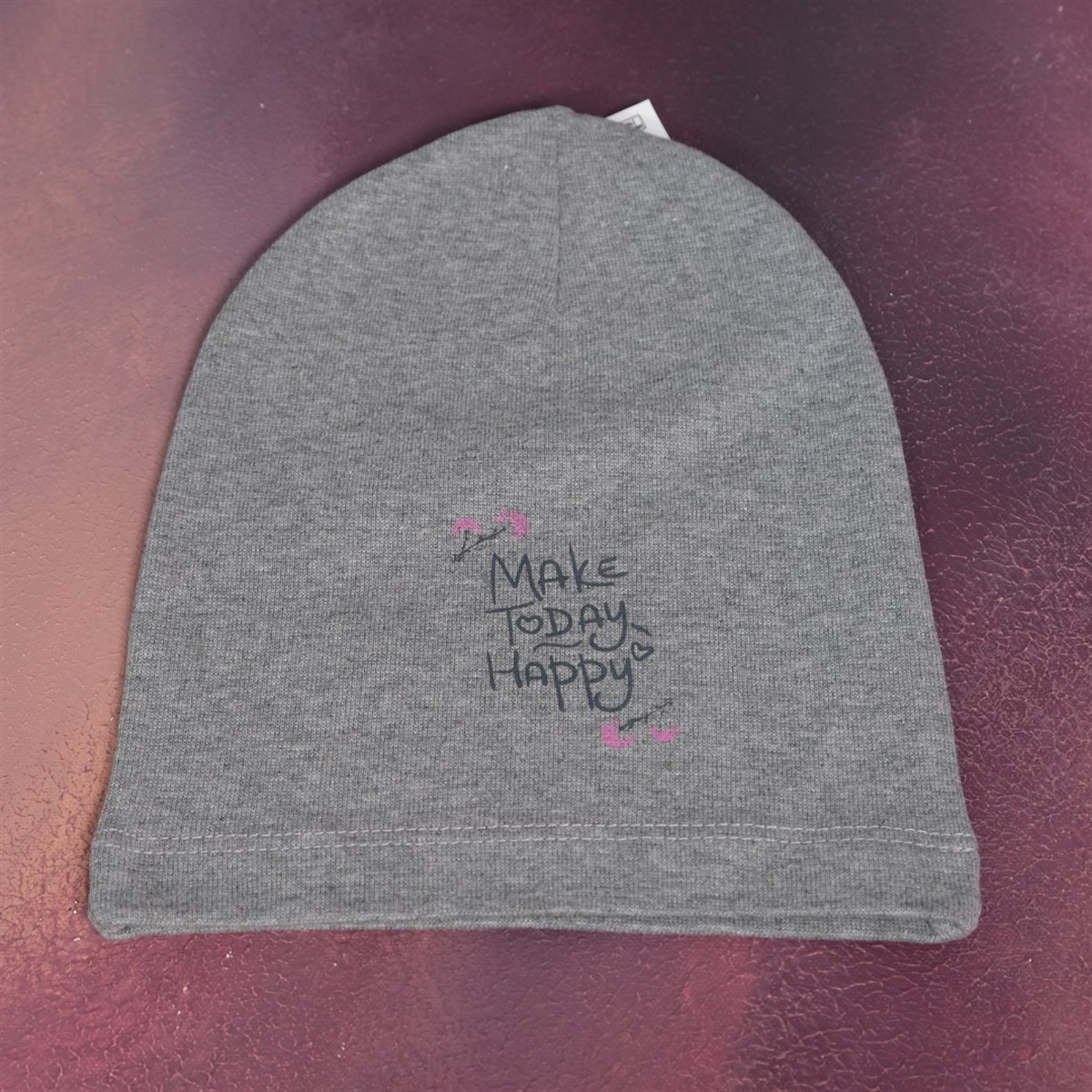 Gri Penye Çocuk Bere