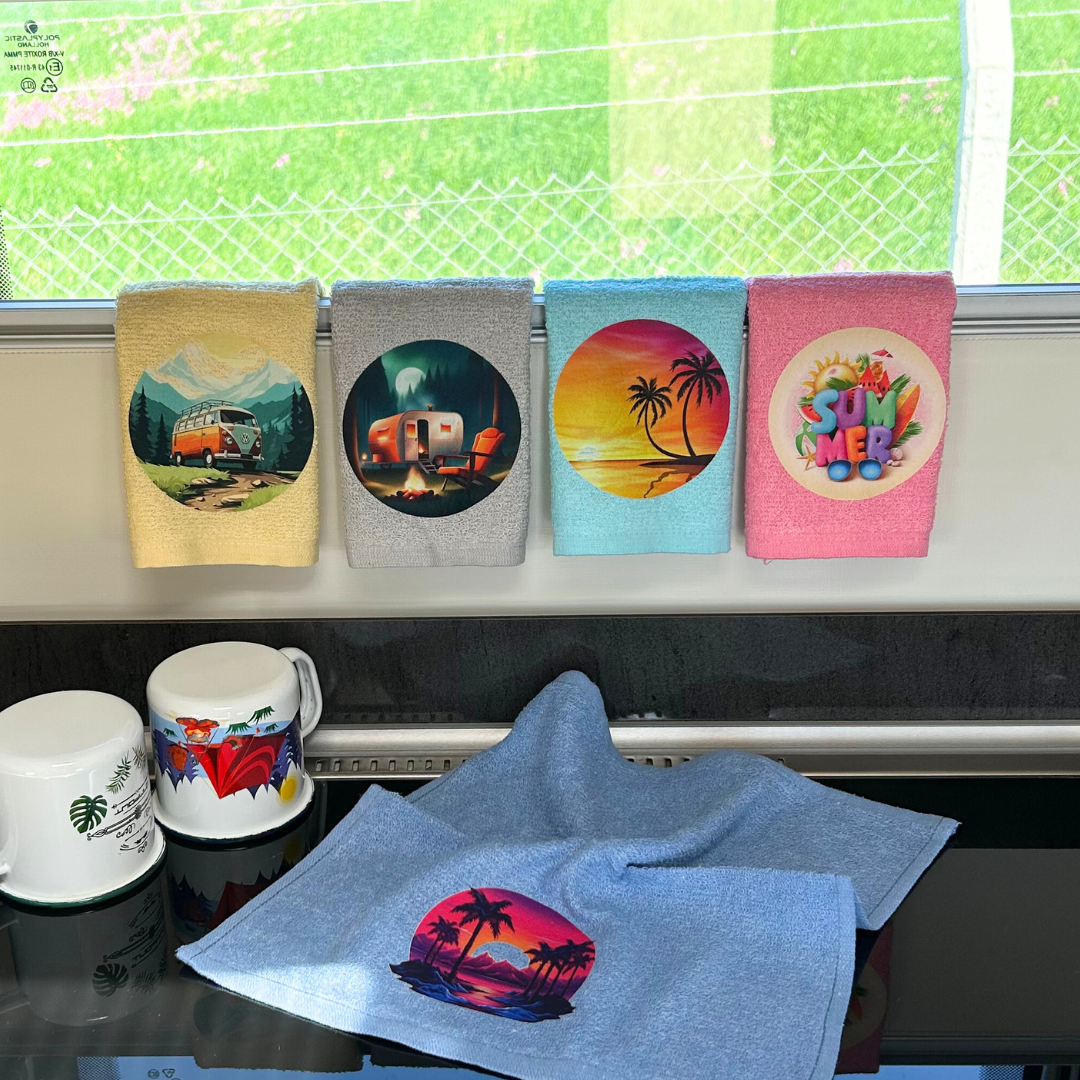 5li Kamp Karavan Renkli El Havlusu 