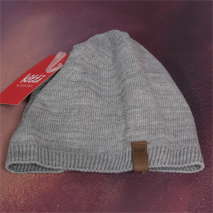 4-8 Yaş Çocuk Örme Bere Gri