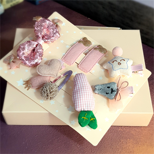 Çocuk Pembe Toka Seti 