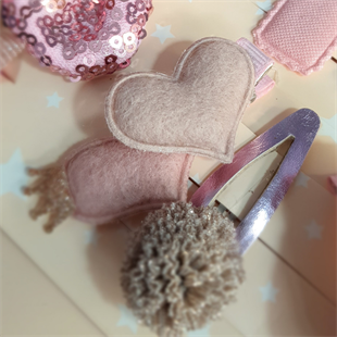 Çocuk Pembe Toka Seti 