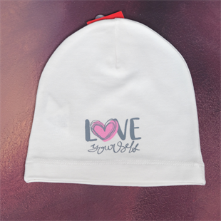 Çocuk Penye Bere Beyaz