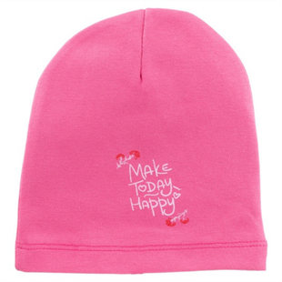 Çocuk Penye Bere Pembe